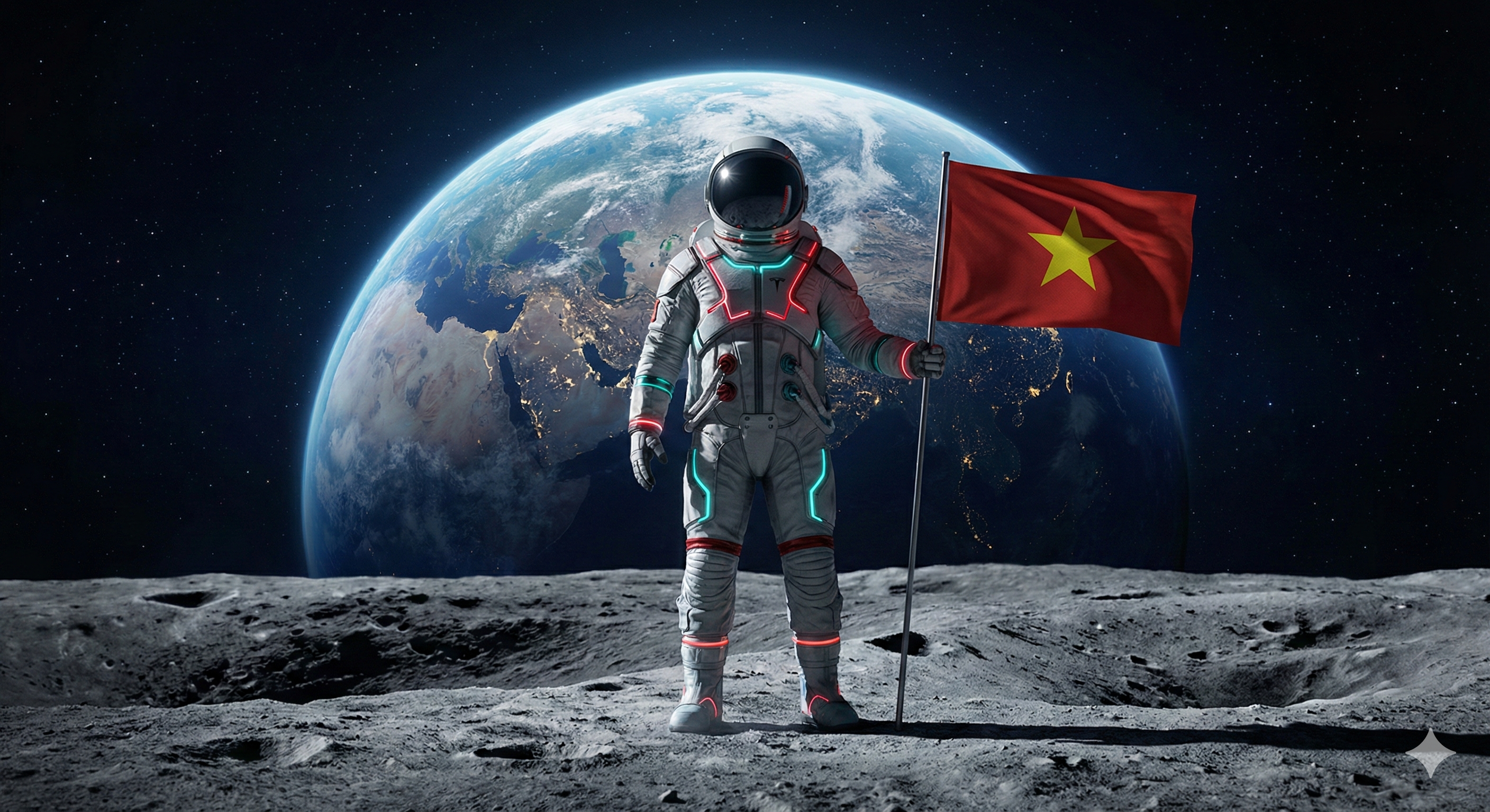 Phạm Tuân trên mặt trăng